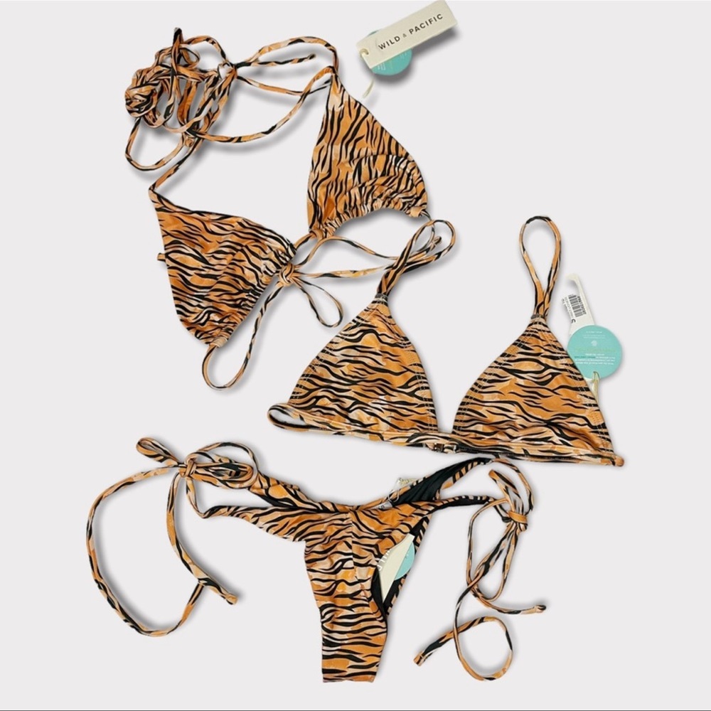 WILD & PACIFIC (Bundle) Laila Set & Kida Top - Lioness Print